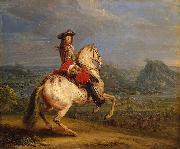 Adam Frans van der Meulen Louis XIV at the siege of Besancon oil painting on canvas